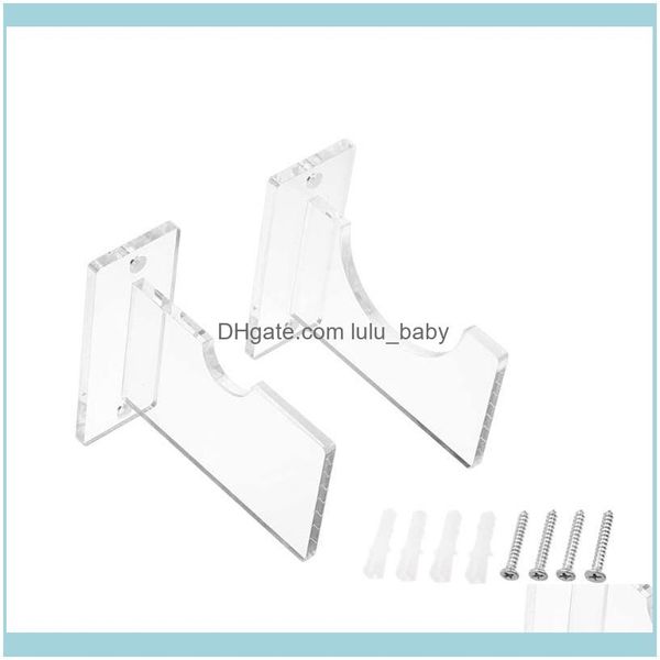 

packaging & jewelrypair acrylic clear baseball bat horizontal wall mount display bracket jewelry pouches bags drop delivery 2021 lcsuf, Pink;blue