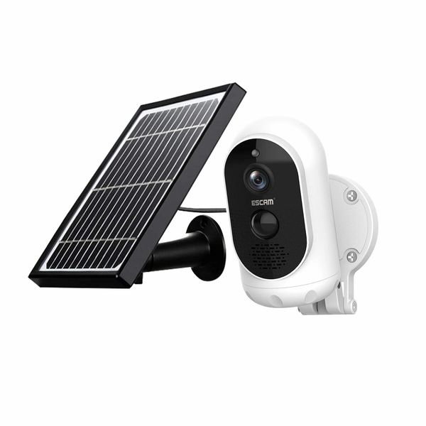 Escame G12 1080p Full HD Água à prova d'água à prova d 'água H.264 bateria recarregável painel solar night vision alarm wifi câmera