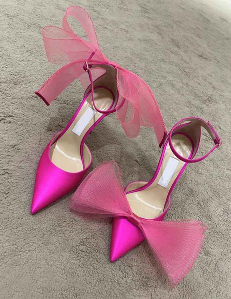 

women's averly sandals shoes high heels dress aveline bow-embellished pointed toe bow pumps party wedding eu35-43,original box, Black