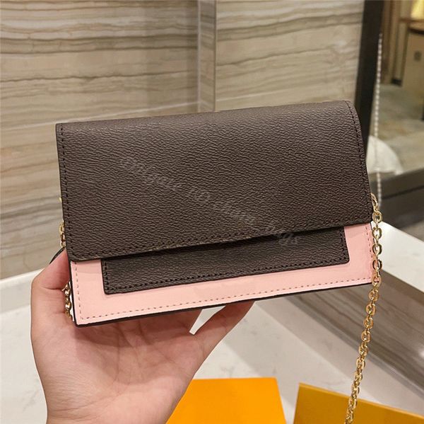 Кошелек для кошелька плеча Crossbody Tote сумка Посланник напечатанный новый рюкзак Цветочный квадратный цепь цепь сцепления сумки кошельки 2021 роскошь дизайнеры женские сумки сумки