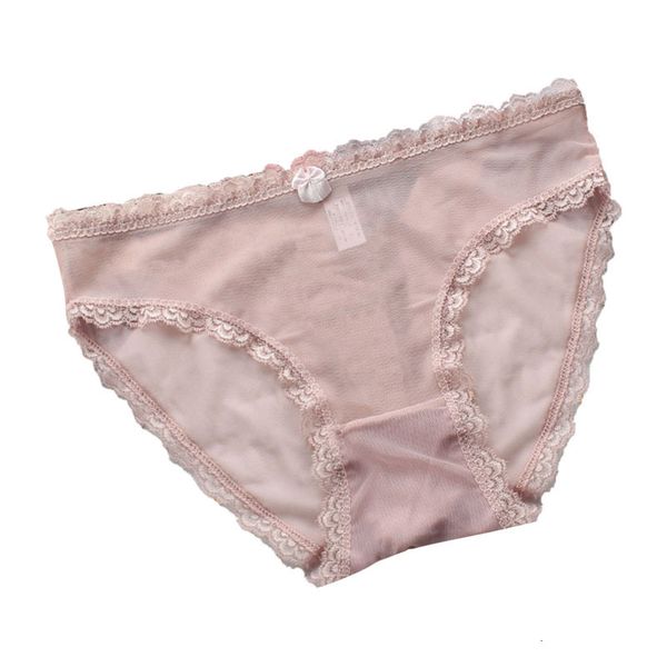

salablewxw e26 women's lace trim slipje women mid-taille slips knickers lingerie intimi under trousers female, Black;pink