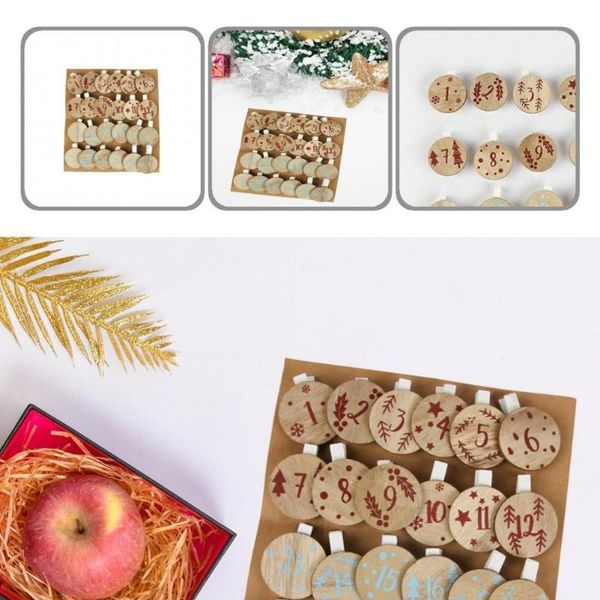 

decorative objects & figurines wear-resistant wood wall calendar clip for gifts