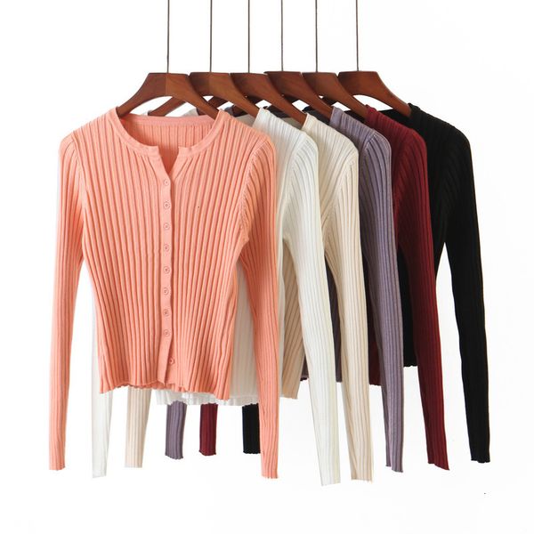 

2021 new xds fall europe and the united states women's upset a row female knitting cardigan sweater hdqh, White;black