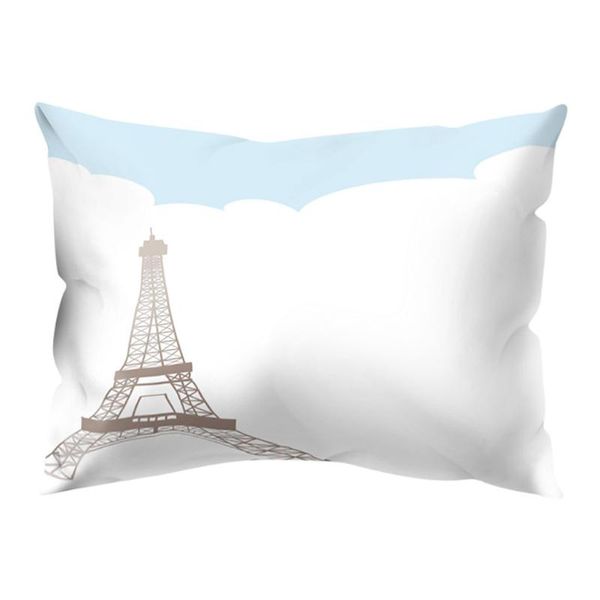 

modern style print pillowcase city pattern polyester soft floor bedroom car cushion cover household decoration pillow case