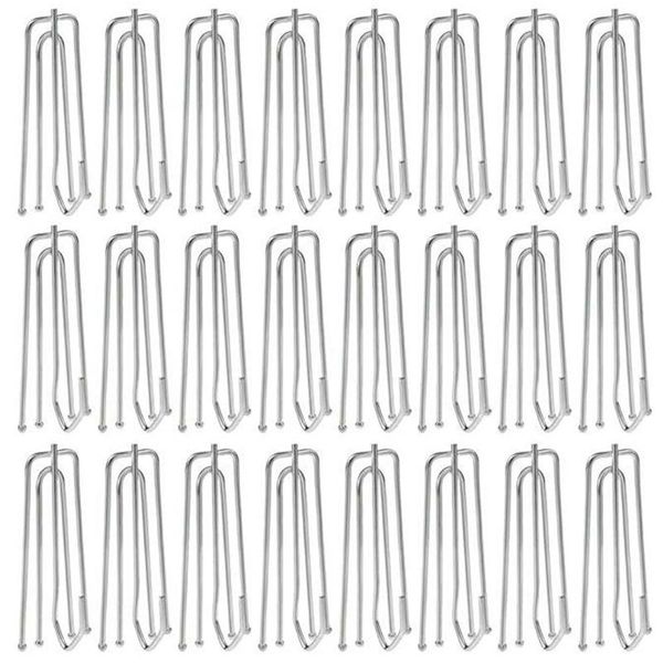 

100pcs/lot curtain tape hook four fork hook curtain accessories cloth ring clamp tracks 4 prongs pinch pleat clip