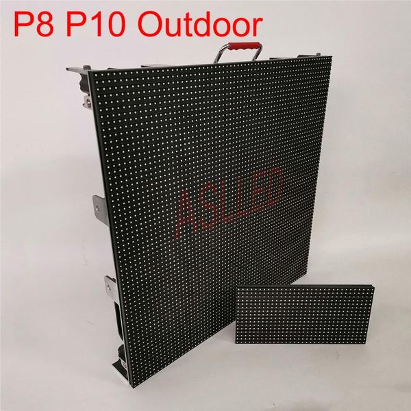 

display rgb led screen p8 p10 640x640mm size die cast aluminum cabinet outdoor hd video wall online shop