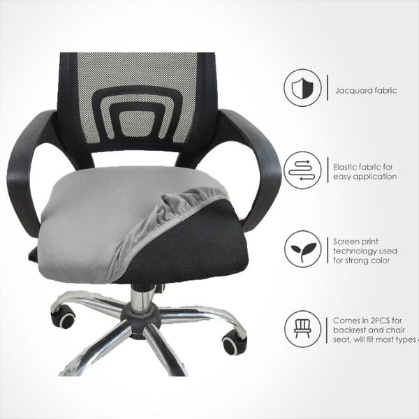 

chair covers velvet seat cover for office stretch dining room housse de chaise
