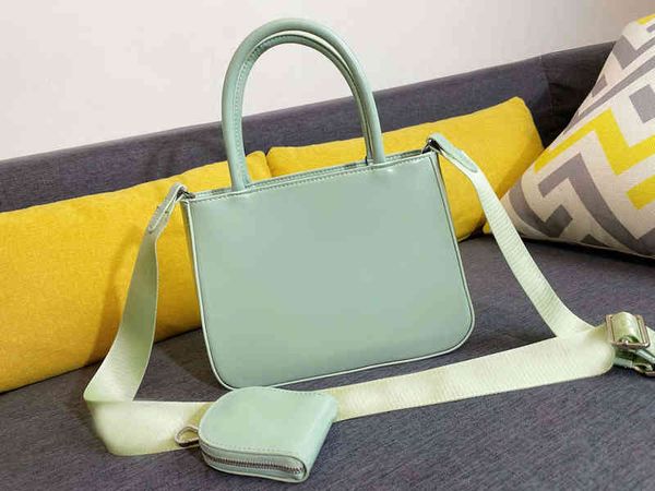 

spring summer handbag shoulder bags made bright genuine leather designer