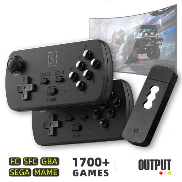 

wireless handheld tv build in 1700/3500+ 4k retro support for gba/mame 77ua portable players game