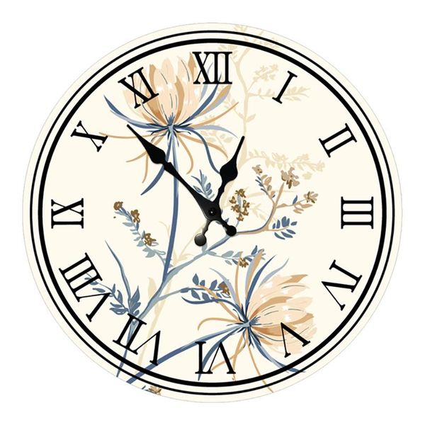 

wall clocks modern wooden clock tropical style home decor art hanging creative quartz decorative wood silent