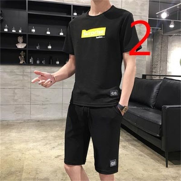 

new 2021 summer round neck korean version the trend of youth slim cotton striped compassionate men 1n97, White;black
