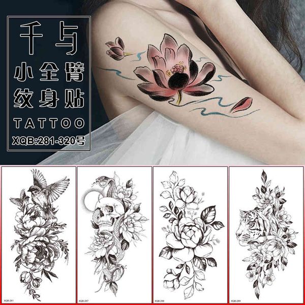 

tattoo paste half arm for men and women 18