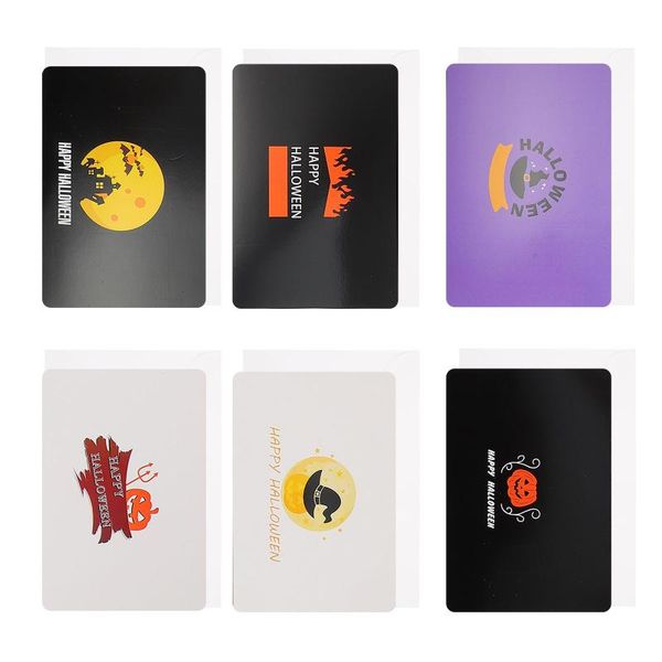 

greeting cards 12 sets with pumpkin pattern envelopes (assorted color)