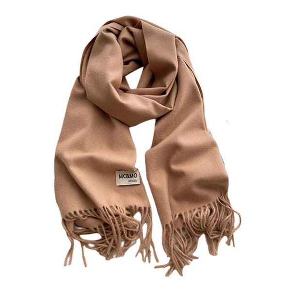 

berets 200cm*70cm winter womens scarf imitation cashmere shawl wraps soft warm blanket scarves with tassels head wrap, Blue;gray