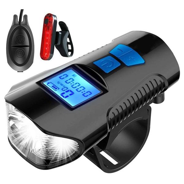 

usb bike light set, rechargeable bicycle lights front and rear, bike headlight tail lights, cycling lights for road