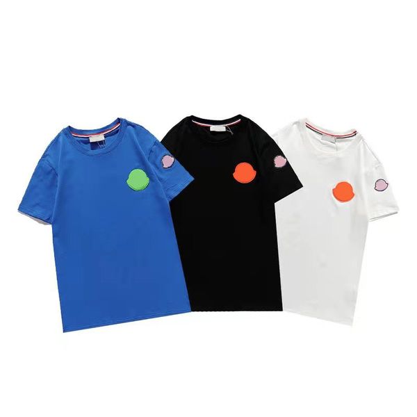 

brand men's t-shirt the multicolor women men stylist t shirt pure cotton classic senior designer clothes, White;black