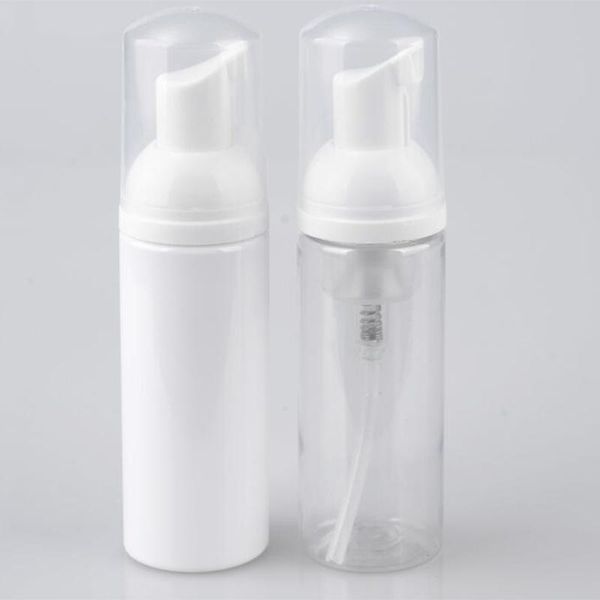 

12pcs/lot 50ml pet empty clear transparent round plastic foaming pump bottle
