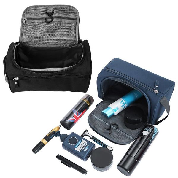 

cosmetic bags & cases nylon travel wash bag men womens toiletry organizer shaving shower capacity case waterproof