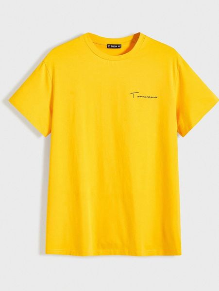 

men letter graphic tee n722#, White;black