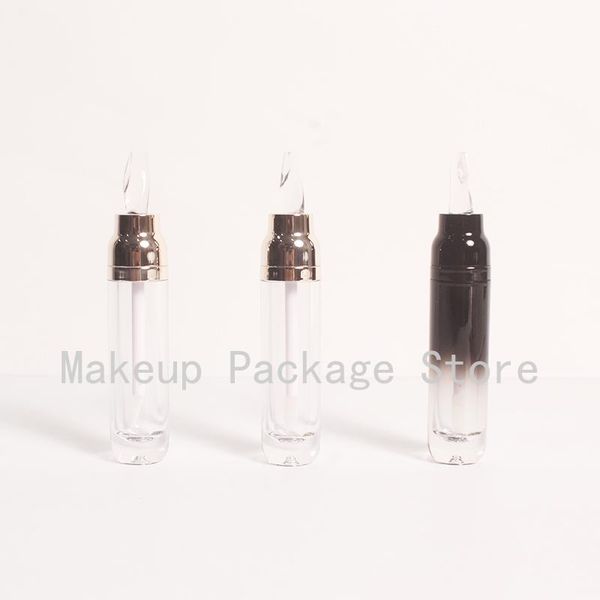 

storage bottles & jars 8ml 10/30/50pcs/lot plastic clear lip gloss container,diy gold portable cosmetics lipgloss tube,empty refillable lips