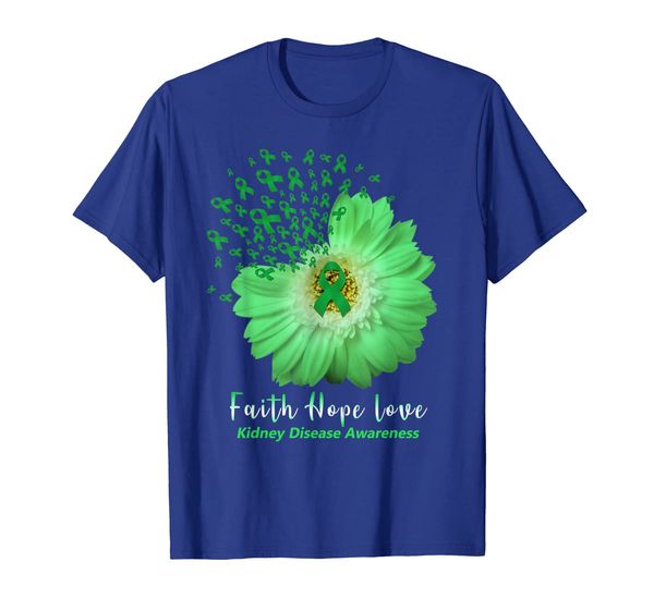 

faith hope love tshirt kidney disease awareness gifts shirt, White;black