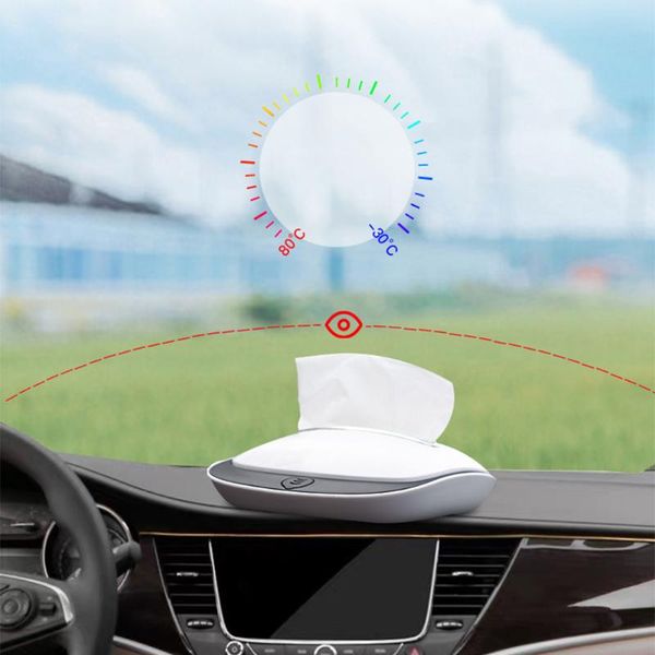 

toilet paper holders multi-functional car tissue napkin holder, creative solid color organizer storage box auto supplies functi
