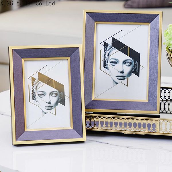 

frames po frame set up table creative decoration modern light luxury 6 inch 7 pair of office study desktop