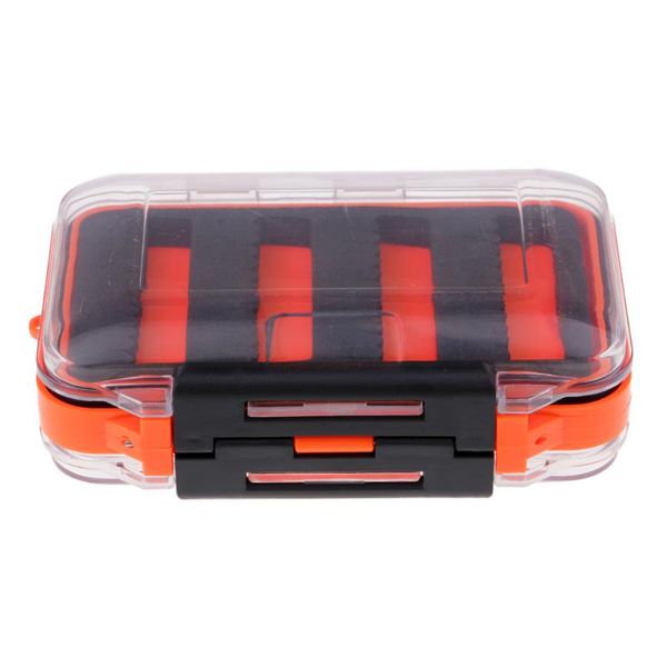 

fishing accessories box waterproof tackle lure spoon hook bait storage 2 sided clear case tough holds hundreds of flies