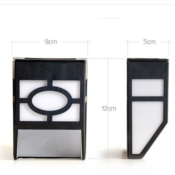 

solar lamps led motion sensor panel street lights waterproof outdoor garden fence battery lamp landscape villa lighting decoration