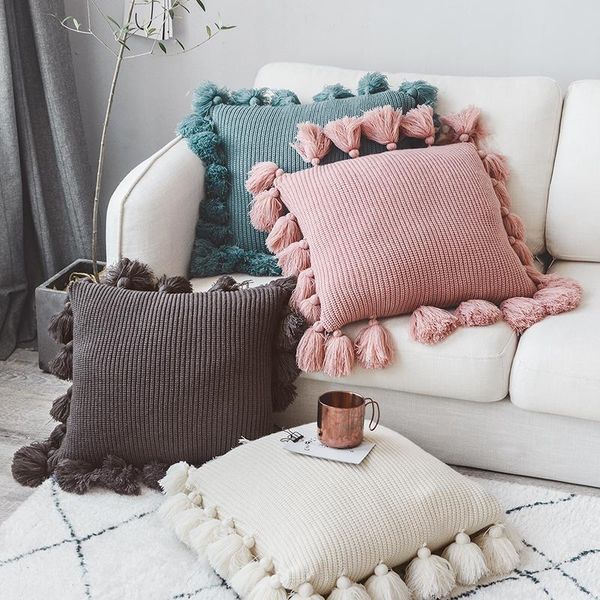 

cushion/decorative pillow 45cm*45cm super soft cushion cover case home decorative decor para sofa pillows nordic boho