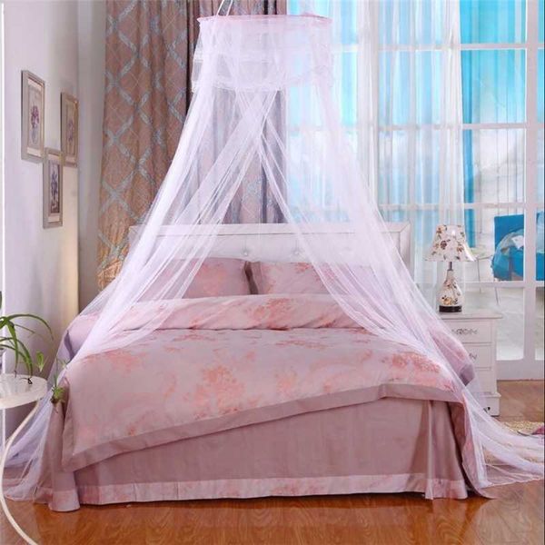 

mosquito net princess wind circular heightening encryption hung dome bedroom double bed anti-mosquito