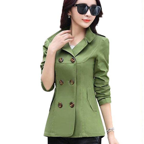 

women's jackets women coats 2021 autumn slim woman casual plus size double breasted blasers chaquetas mujer casaco jaqueta feminina, Black;brown