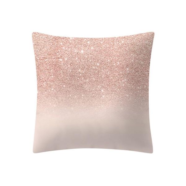 

pillow case rose gold pink cushion cover square pillowcase home decoratio