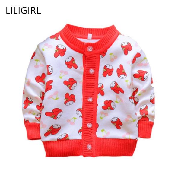 

cardigan liligirl baby sweater cartoon casual clothes toddler girls boys knitted warm sweaters spring autumn kids, Blue