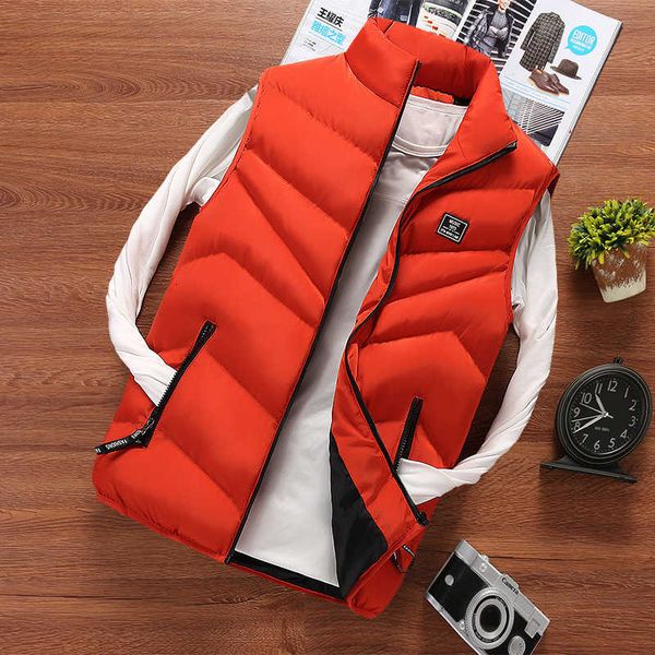 

new autumn and winter down cotton warm men's korean slim vest, Black;white
