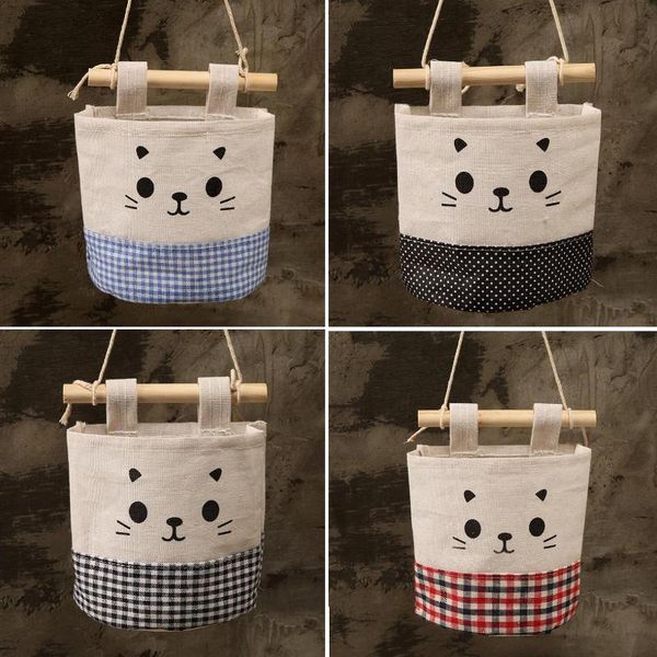 

storage bags key bag hanging behind the door pocket wall decorations bohemia