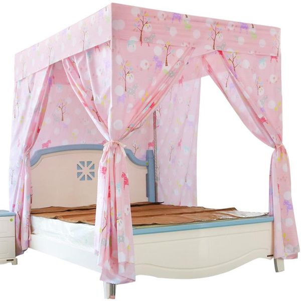 

mosquito net home bed curtain with bracket bedroom cover 1.5 m shade circumference double bednet