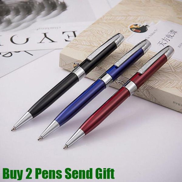 

ballpoint pens arrival brand sonnet shape business metal pen nice quality luxury writing clip 110 buy 2 send gift, Blue;orange