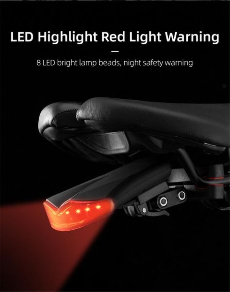 

bike turn signal wireless remote steering waterproof tail light bicycle anti-theft warning light riding equipment