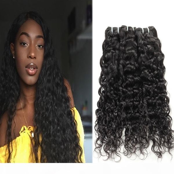 

brazilian hair extensions indian human hair bundles kinky curly body wave straight loose wave water wave wholesale 3bundles jet black