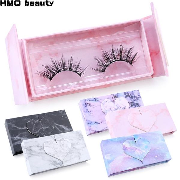 

false eyelashes eyelash boxes wholesale paper square custom lashes box case for 3d 4d 5d strip faux cils makeup tools