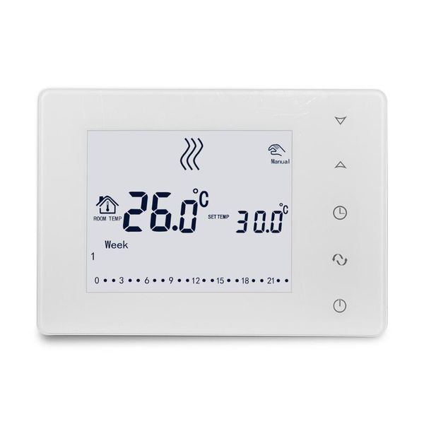 

smart home control hy05bw multifunctional lcd touched screen intelligent thermostat wall-hung boiler temperature controller
