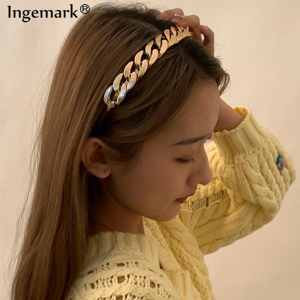 

hair clips & barrettes luxury fashion crystal headband for women girls hoop vintage mujer hairband 2021 accessories jewelry headwear, Golden;silver
