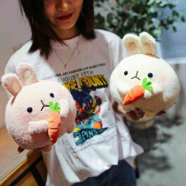 

creative stuffed toy bunny animal car bamboo charcoal ornament grab doll