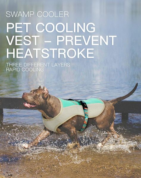 

dog apparel tuff hound pet cool clothes summer cooling heatstroke vest supplies