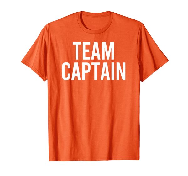 

team captain sports leader quarterback officer in charge t-shirt, White;black