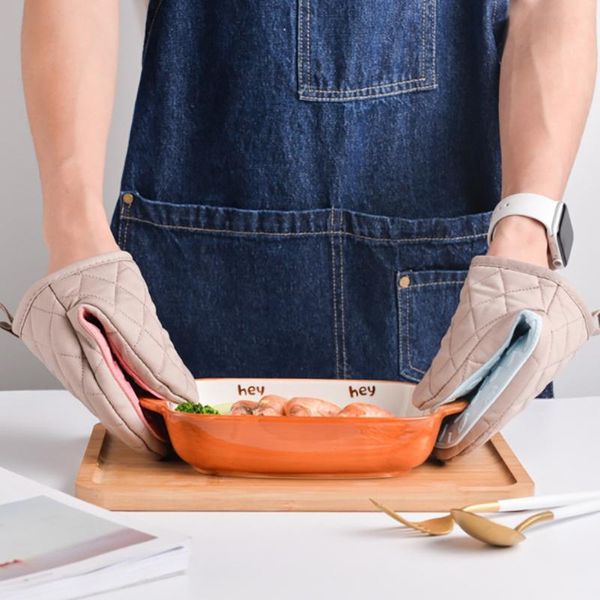 

oven mitts 1pc silicone anti-scalding gloves potholder tray dish hand clip