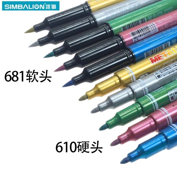 

lion taiwan strange pen metal color painting note 5 colors optional water