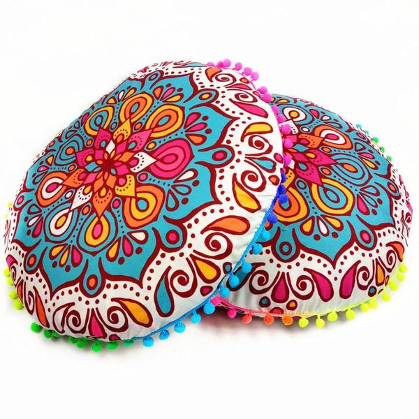 

pillow case flyingasedgle handmade colorful floor decor square bohemian meditation cushion