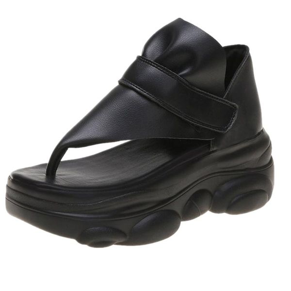 

sandals 2021 fashion woman solid women's flip flop women hollow out flats female summer shoes ladies sandles, Black